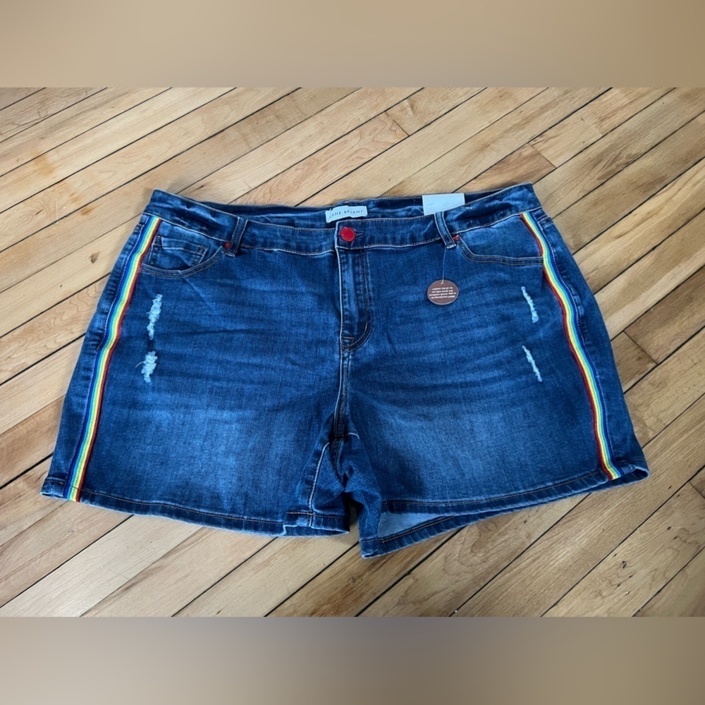 NWT Lane Bryant Flex Magic Waistband Mid-rise‎ girlfriend short